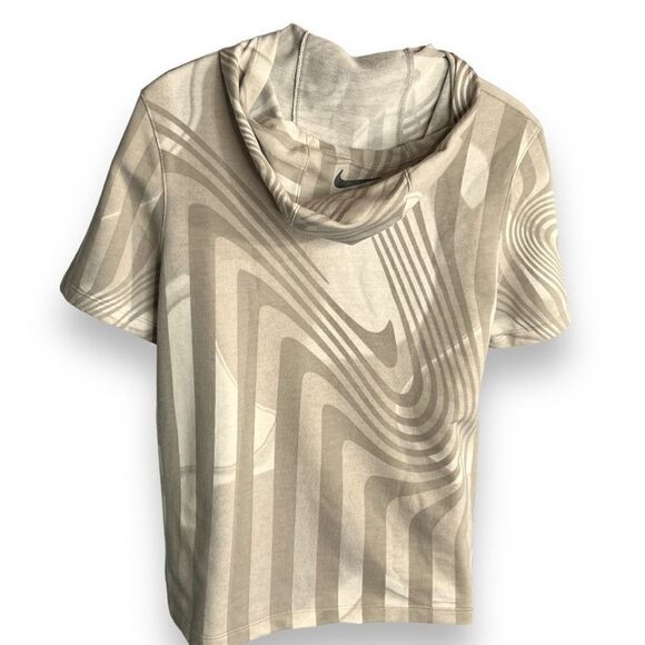 Nike Yoga Dri-fit A.I.R. Robbie Simon Training Hoodie S/S New Men’s Small Tan - Picture 4 of 16